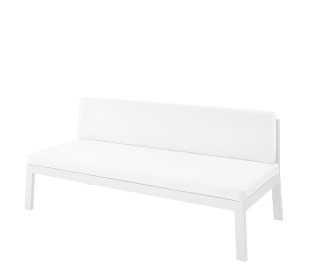 Mike low dining sofa - white | Max & Luuk