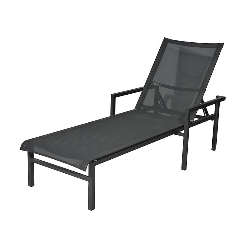 Collin stacking lounger - anthracite | Max & Luuk