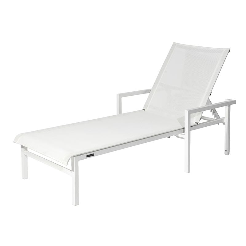 Collin stacking lounger - white | Max & Luuk